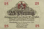 Germany, 25 Pfennig, W66.3a