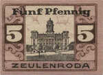 Germany, 5 Pfennig, Z8.6b