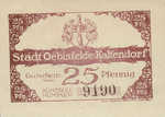 Germany, 25 Pfennig, O11.1d
