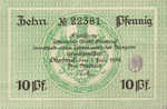 Germany, 10 Pfennig, O16.11b