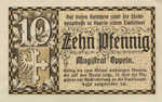 Germany, 10 Pfennig, O22.5c