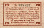 Germany, 20 Pfennig, N54.3a