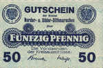 Germany, 50 Pfennig, N54.3b