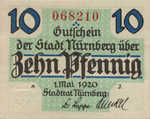 Germany, 10 Pfennig, N58.1b