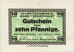 Germany, 10 Pfennig, 871.1
