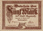 Germany, 5 Mark, 034.01a