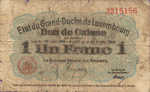 Luxembourg, 1 Franc, P-0027