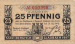Germany, 25 Pfennig, B25.1b