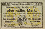 Germany, 1/2 Mark, B55.12b