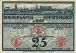 Germany, 25 Pfennig, B86.3