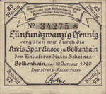 Germany, 25 Pfennig, B72.1a