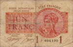 Saar, 1 Franc, P-0002