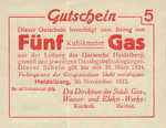 Germany, 5 Kubikmeter Gas, H039a