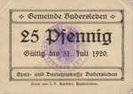 Germany, 25 Pfennig, B4.2a