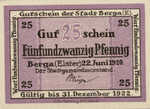 Germany, 25 Pfennig, B24.1b