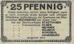 Germany, 25 Pfennig, B97.3a