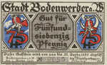 Germany, 75 Pfennig, B71.17d