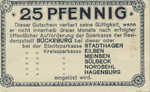 Germany, 25 Pfennig, B97.2a