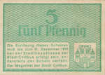 Germany, 5 Pfennig, C28.2a