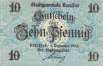 Germany, 10 Pfennig, C31.8c