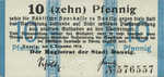 Danzig, 10 Pfennig, P-0005,D3.1a,B105a
