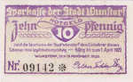 Germany, 10 Pfennig, 1458.1a
