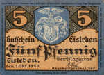 Germany, 5 Pfennig, E12.2a