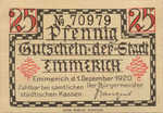 Germany, 25 Pfennig, E18.6a