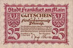 Germany, 25 Pfennig, F16.2a