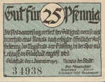 Germany, 25 Pfennig, G21.2a