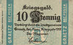 Germany, 10 Pfennig, G40.1b