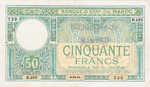 Morocco, 50 Franc, P-0019
