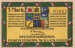 Germany, 1 Mark, 624.1a