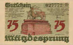 Germany, 75 Pfennig, 582.6a