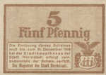 Germany, 5 Pfennig, H31.1a