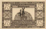 Germany, 75 Pfennig, 599.3a