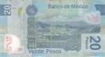 Mexico, 20 Peso, P-0122New