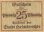 Germany, 25 Pfennig, H27.7b