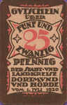Germany, 25 Pfennig, D28.3c
