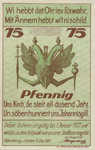 Germany, 75 Pfennig, 1015.2