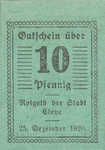 Germany, 10 Pfennig, C17.1b