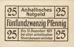 Germany, 25 Pfennig, A17.4b