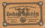 Germany, 10 Pfennig, K39.1a
