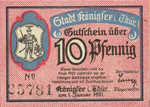 Germany, 10 Pfennig, 725.1a