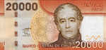 Chile, 20,000 Peso, P-0165