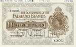 Falkland Islands, 10 Shilling, P-0007s
