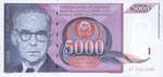 Yugoslavia, 5,000 Dinar, P-0111