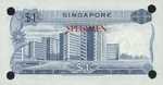 Singapore, 1 Dollar, P-0001as