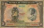 Belgian Congo, 50 Franc, P-0016i