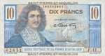 Saint Pierre and Miquelon, 10 Franc, P-0023